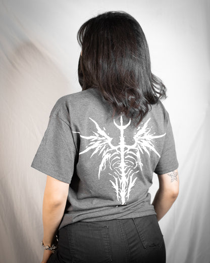NIGHTSHIFT SKELETON PRINT T SHIRT